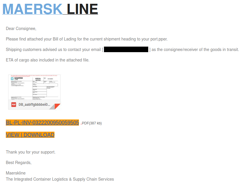 Figure 5. Spam email messages in HTML format