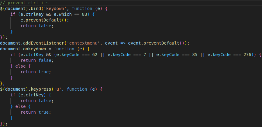 Figure 6. Anti-web analysis protection features in Morphing Meerkat