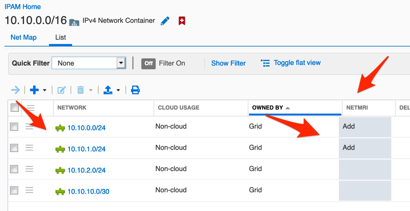 Netmri Get networks from IPAM and add to NetMRI for Discovery - Infoblox Blog