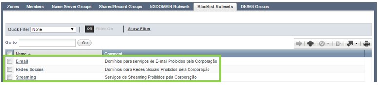 Infoblox Grid Manager - Adding More Rulesets