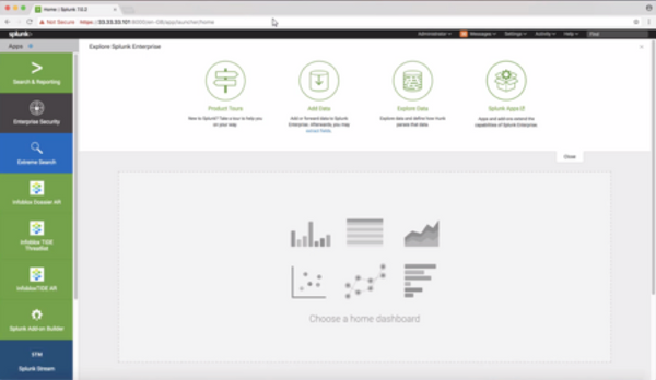 Splunk Dashboard with Tide/Dossier Integration