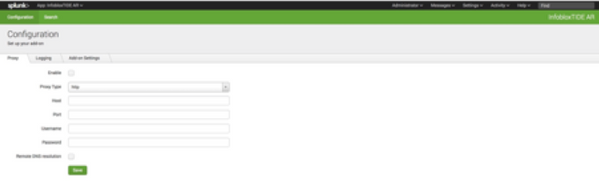 Infoblox Dossier API Configuration