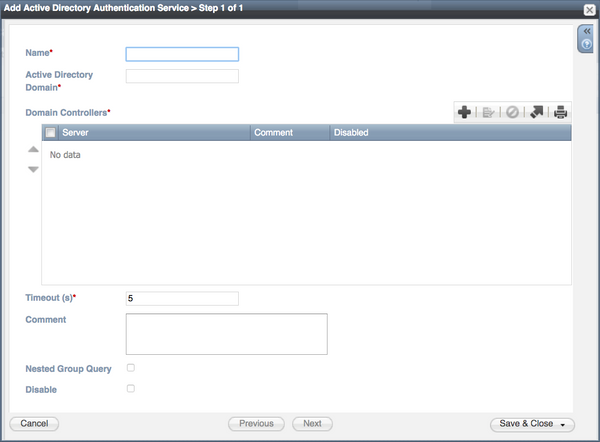 Active Directory server