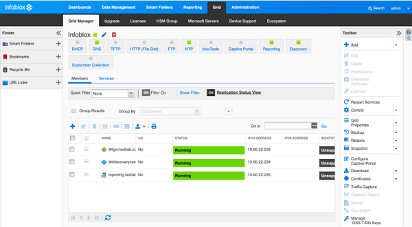 Traffic Capture Feature on NIOS GUI