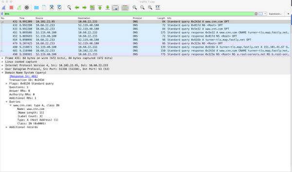Traffic Capture Feature on NIOS GUI