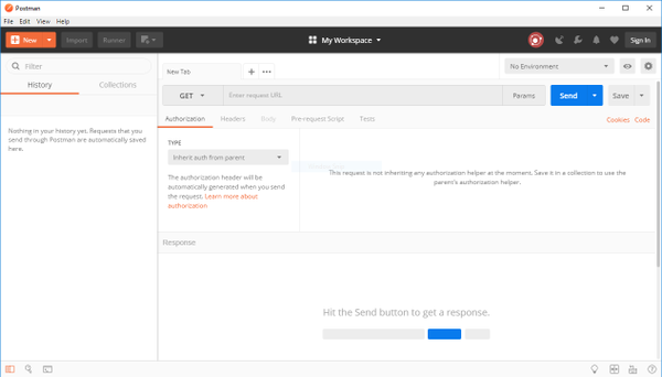 WAPI POSTMAN - Screenshot