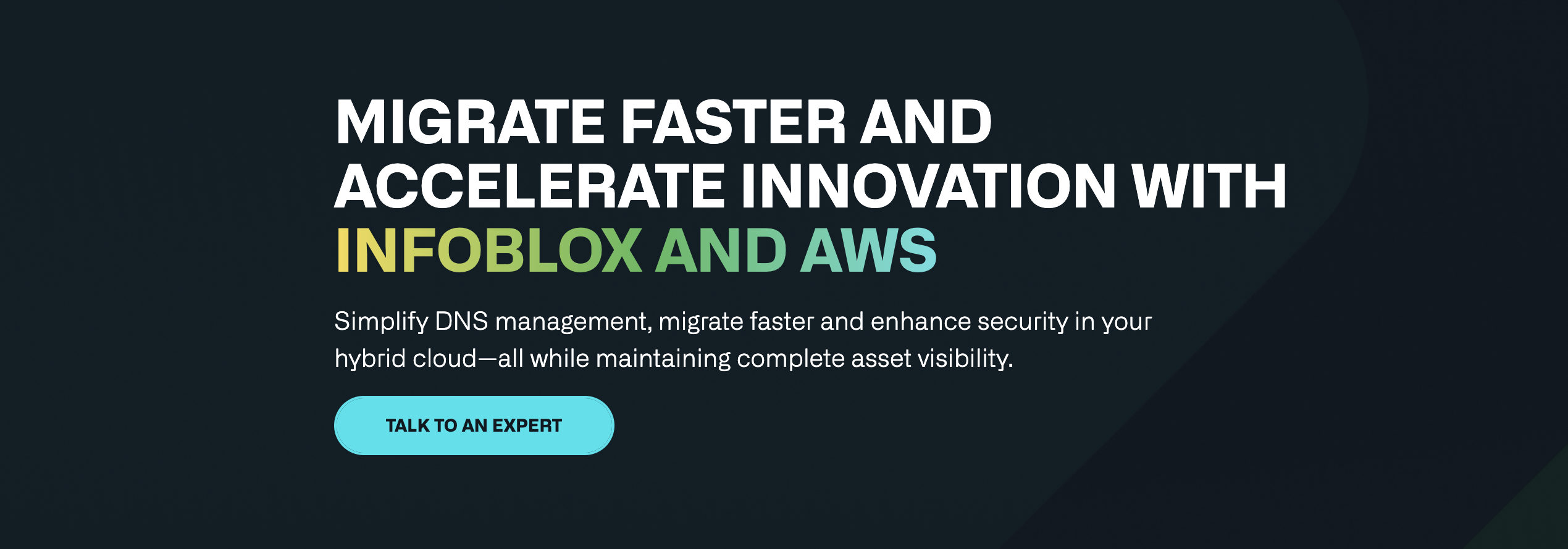 Infoblox für AWS: Verwalten kritischer Netzwerkdienste – Infoblox