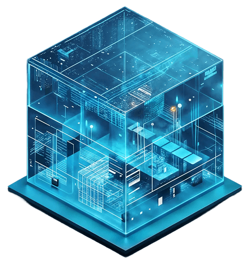 Illustration representing Built-in Preemptive Security on the Infoblox Platform, using DNS- based threat protection and predictive intelligence to stop threats before they spread.