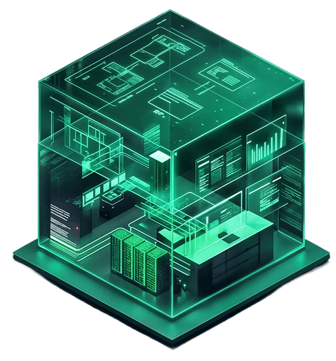 Illustration representing Unified DDI Services on the Infoblox Platform, unifying DNS, DHCP and IP address management across hybrid and multi-cloud environments.