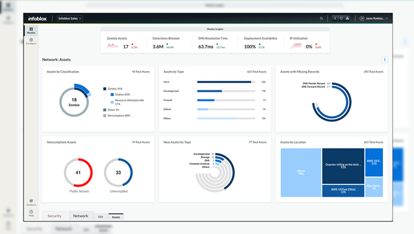 Captura de pantalla del producto Universal Asset Insights.