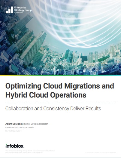 Report cover for “9 Pitfalls of Not Using Enterprise-Grade DDI” featuring a laptop and network visualization