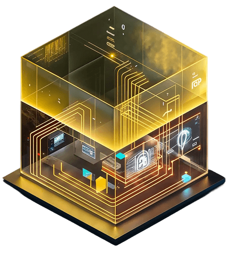 Illustration representing Infrastructure Intelligence and Agentless Visibility on the Infoblox Platform, providing continuous network discovery and real-time asset visibility across hybrid environments.