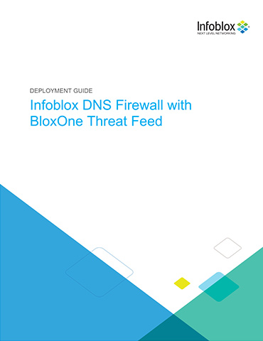 Infoblox DNS Firewall with BloxOne®️ Threat Feed