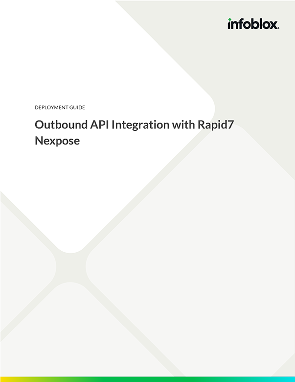 Outbound API Integration With Rapid7 Nexpose