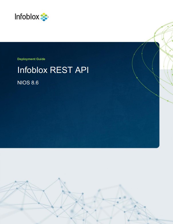 Reference Guide: Infoblox REST API