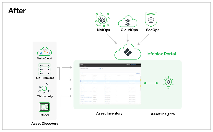 Figure 1: Overview of Infoblox Asset Insights After