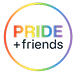Pride+Friends Logo