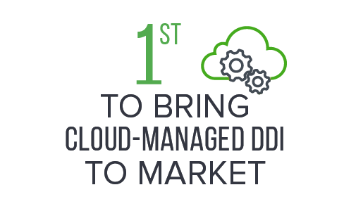 1st to bring cloud-managed DDI to market