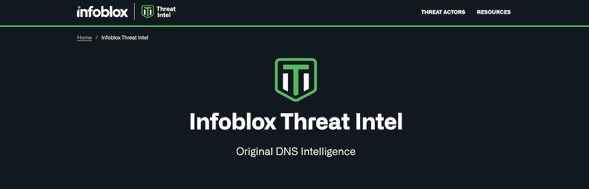 Infoblox Threat Intel
