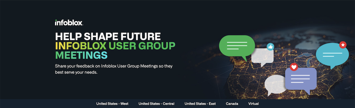 Help Shape Future Infoblox User Group Meetings